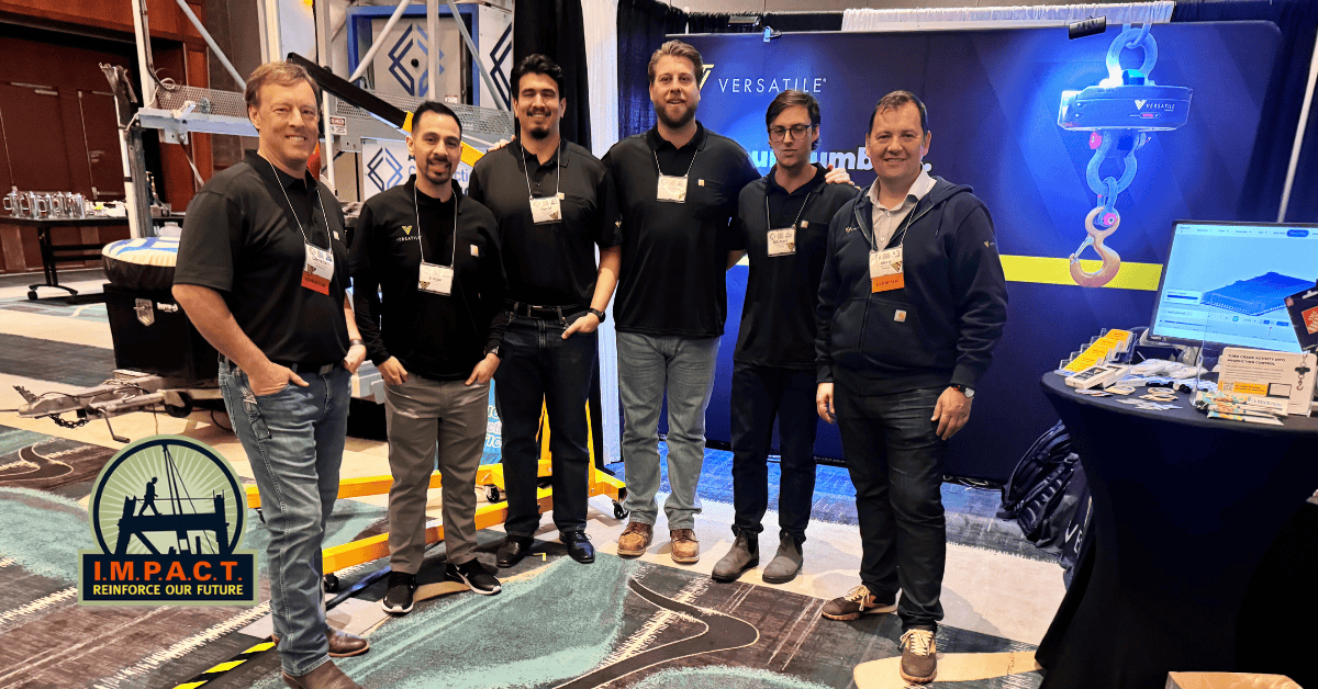 Versatile's crew attended IMPACT 2026 demonstrating the power of Versatile for steel erectors and ironworkers.